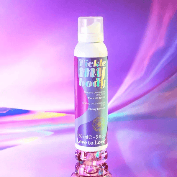 TICKLE MY BODY - MASSAGE FOAM - CHERRY BLOSSOM 150ML / 5FL.OZ.
