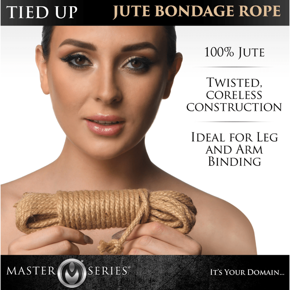 Tied Up Jute Bondage Rope - 50 feet