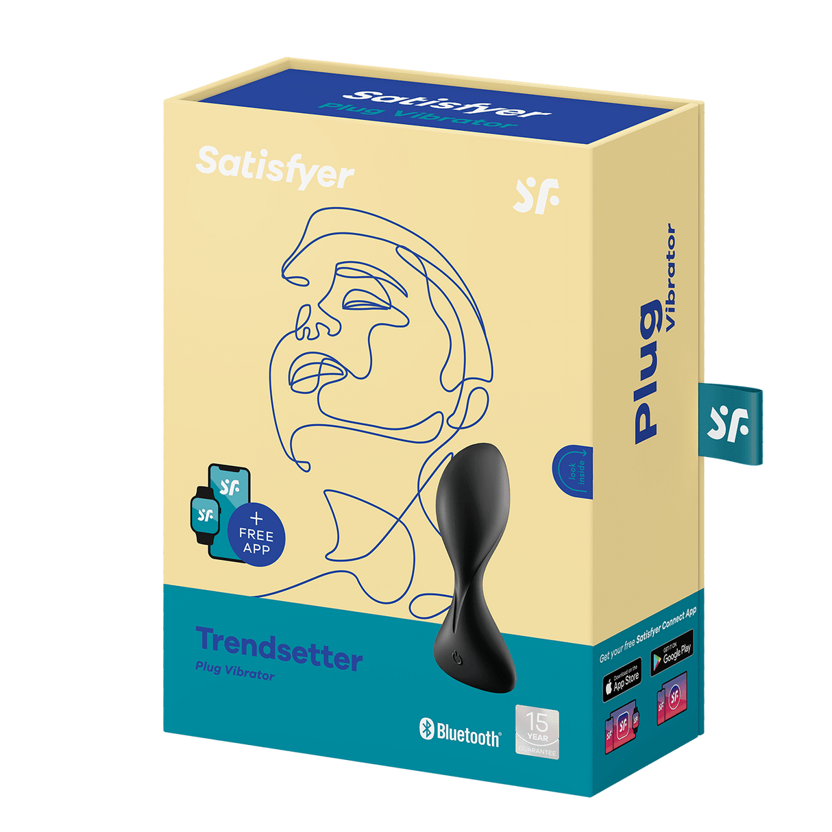 Trendsetter - Vibrating Anal Plug - Connect App