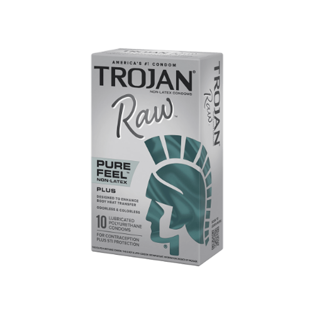 Trojan Raw Pure Feel Non-Latex 10pk