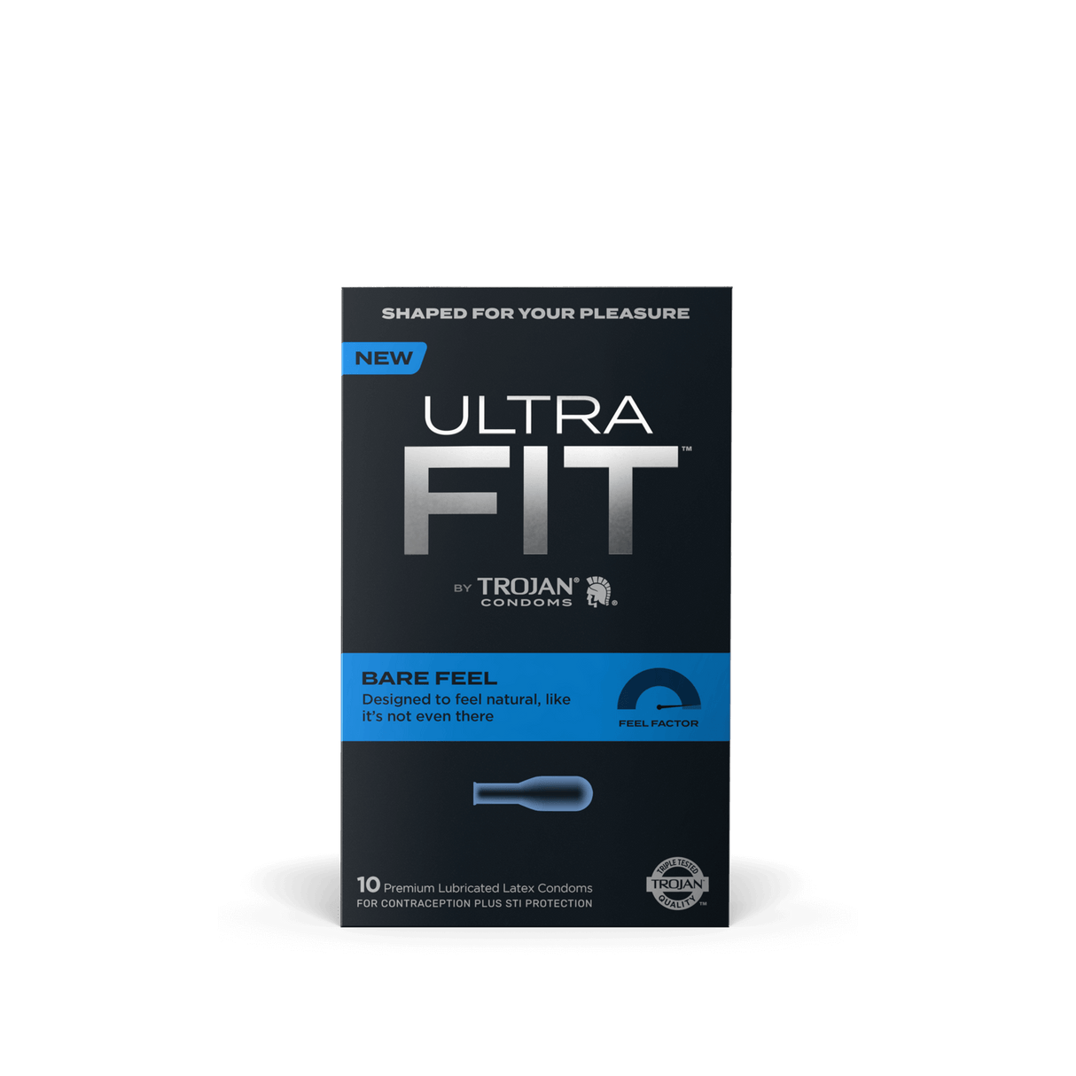 Trojan UltraFit Bare Feel Condoms - 10ct