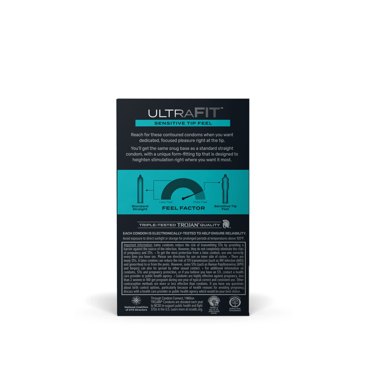 Trojan UltraFit Sensitive Tip - 10pk