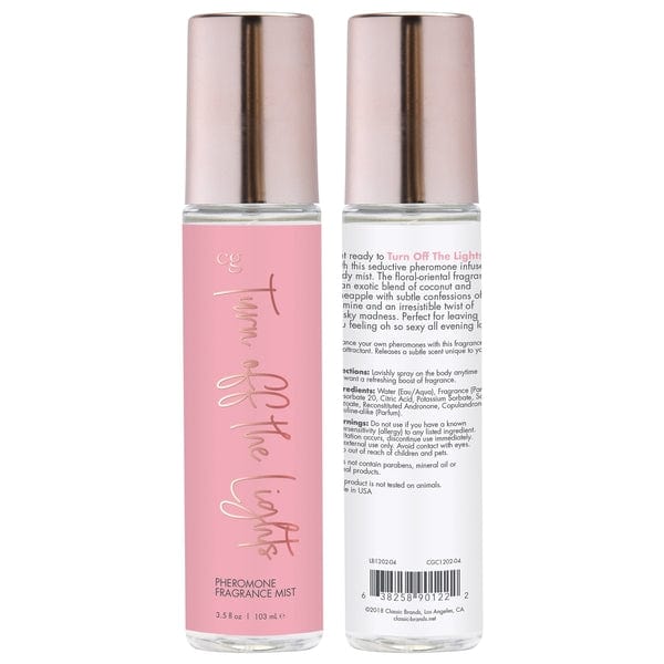 TURN OFF THE LIGHTS Fragrance Body Mist with Pheromones - Floral - 103mL