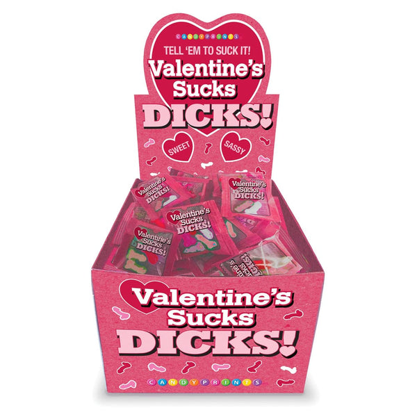 Valentines Sucks Dicks 100 pc Disp