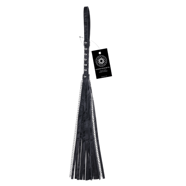 Velvet Noir Chain Flogger