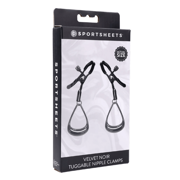 Velvet Noir Tuggable Nipple Clamps