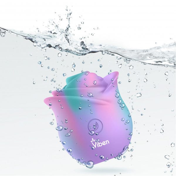 Viben Zen Rose Clitoral Suction Stimulator - Unicorn