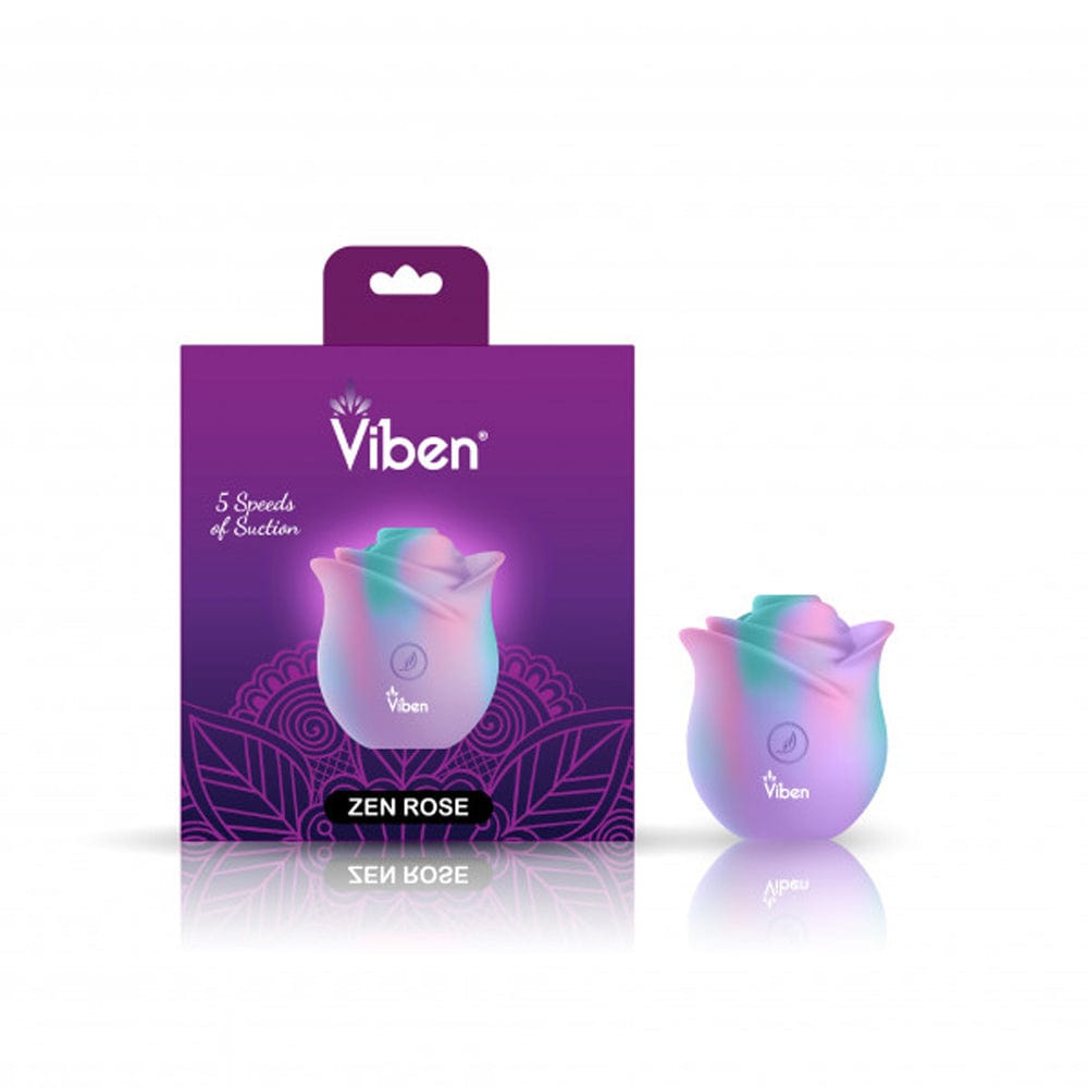 Viben Zen Rose Clitoral Suction Stimulator - Unicorn