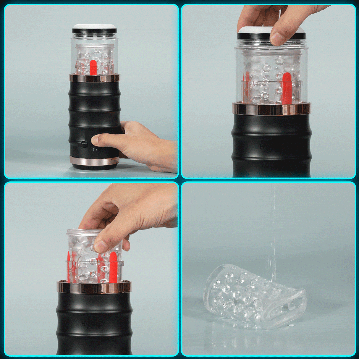 Warrior - Auto Thrusting Stroker - Black