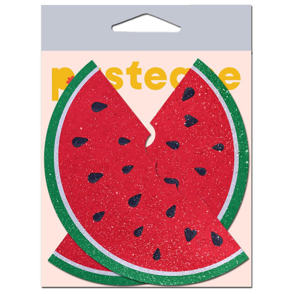 Watermelon Slice with a Bite Breast Pasties