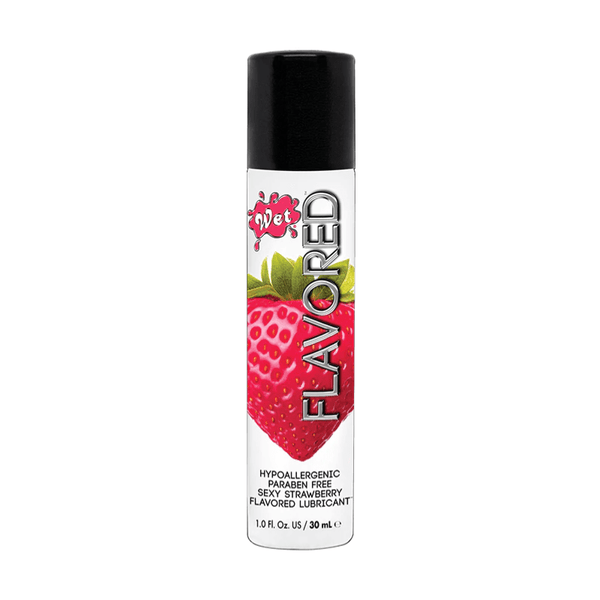 WET Sultry Strawberry Flavoured Lubricant 30 mL – Water-Based Edible Lube