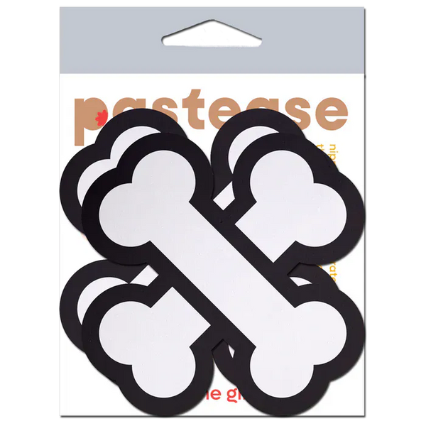 White Crossbone Breast Pasties