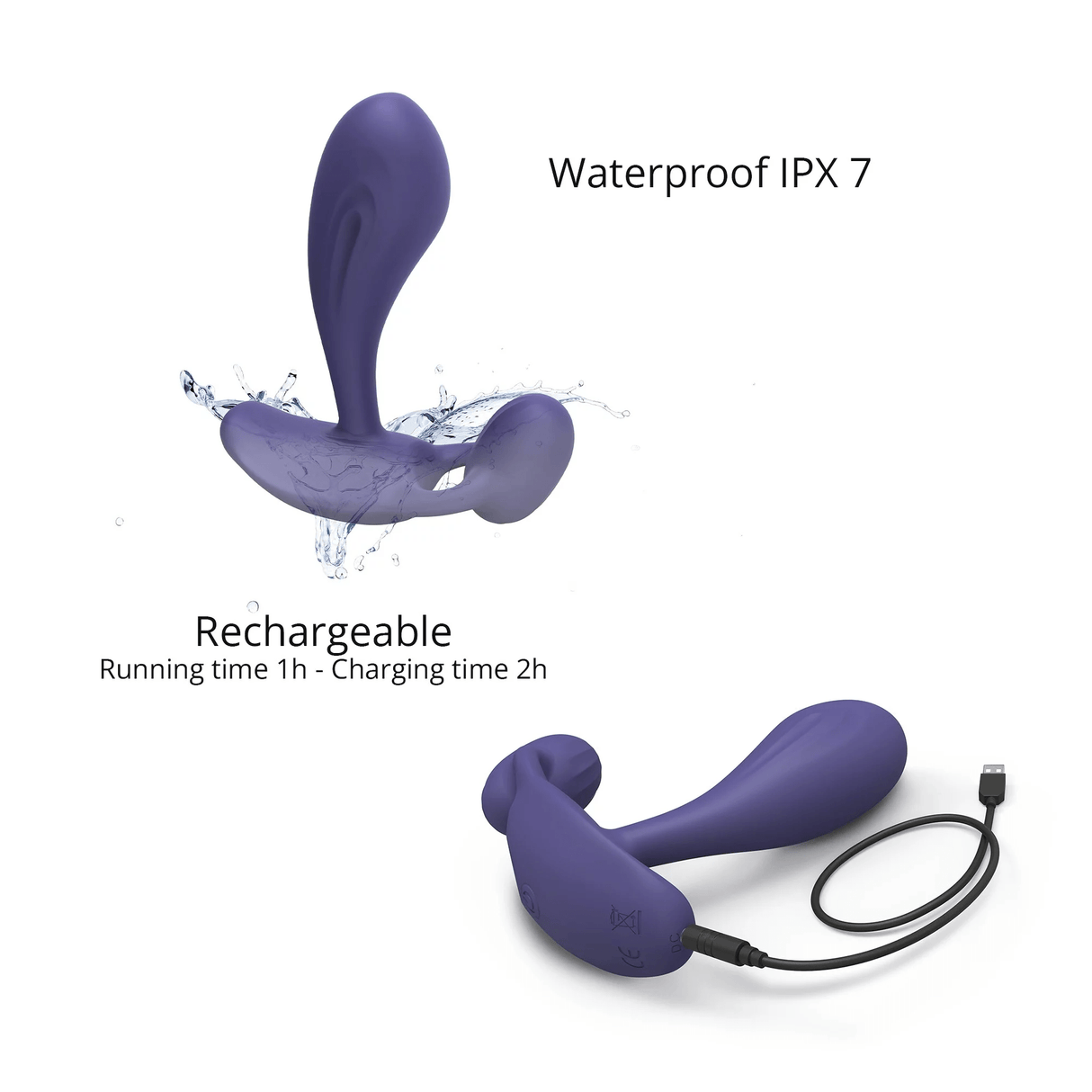 Witty Midnight Indigo - P-Spot & G-Spot Stimulator