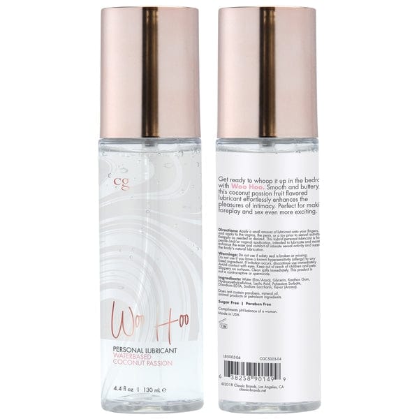 WOO HOO Water-based Personal Lubricant - Coconut Passion - 130mL