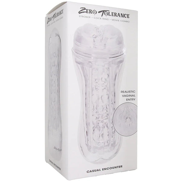 Zero Tolerance Casual Encounter Pocket Pussy with Vibrating Ring