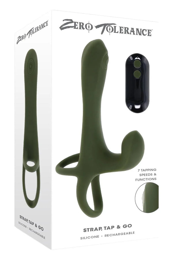 Zero Tolerance Strap, Tap & Go Silicone Cock Ring Extender