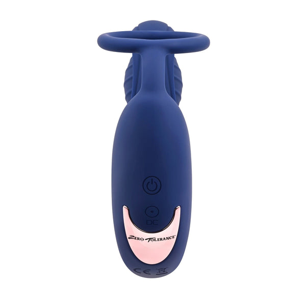 Zero Tolerance The Extra Mile Vibrating Cock Ring w Base