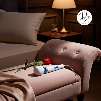Collection of wand massagers used for full-body relaxation and wellness massage