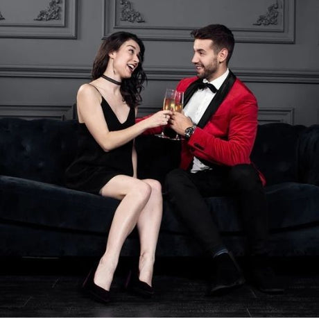 Long-term couple sitting close together, representing emotional intimacy and connection