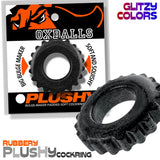 Plushy Single Ring Black Mica