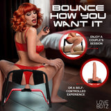 LoveBotz Bangin' Bench with Thrusting & Vibrating Dildo