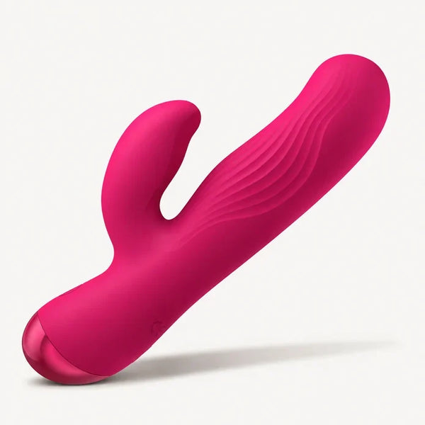 Bang! Flexible Ribbed Silicone Rabbit Vibrator