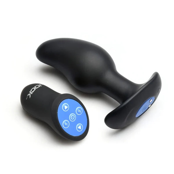 Volt E-Stim Curved Prostate Plug w remote