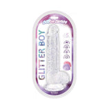 Hott Products Cotton Candy Glitter Boy 6" Suction Cup Dildo