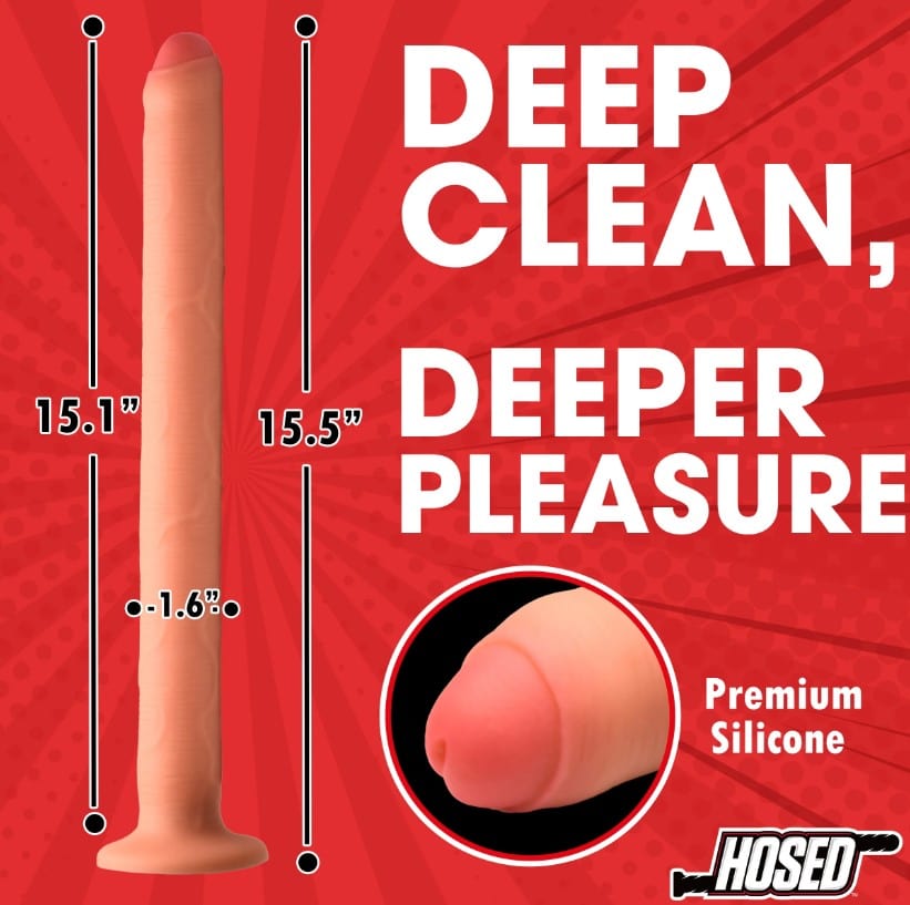 15" Thick Silicone Enema Hose