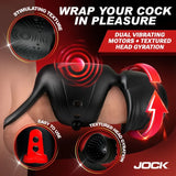 Helmet Humper Gyrating & Vibrating Silicone Masturbator