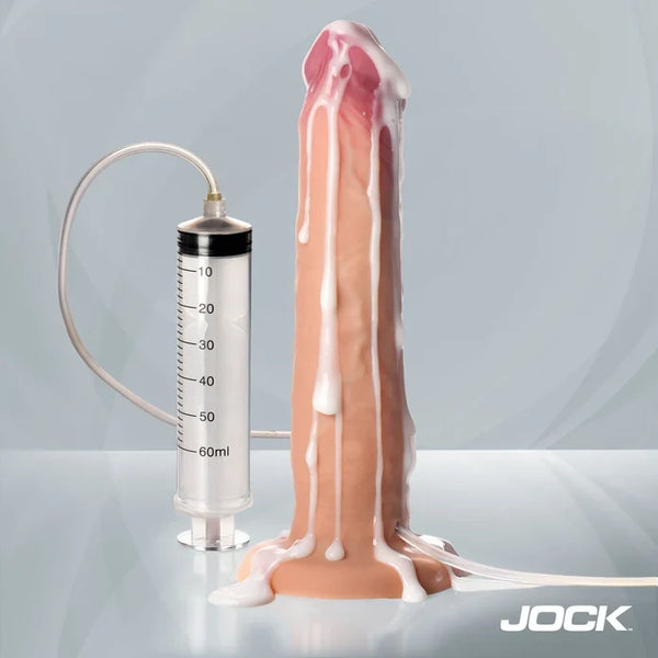 9.75" Ejaculating Silicone Dildo