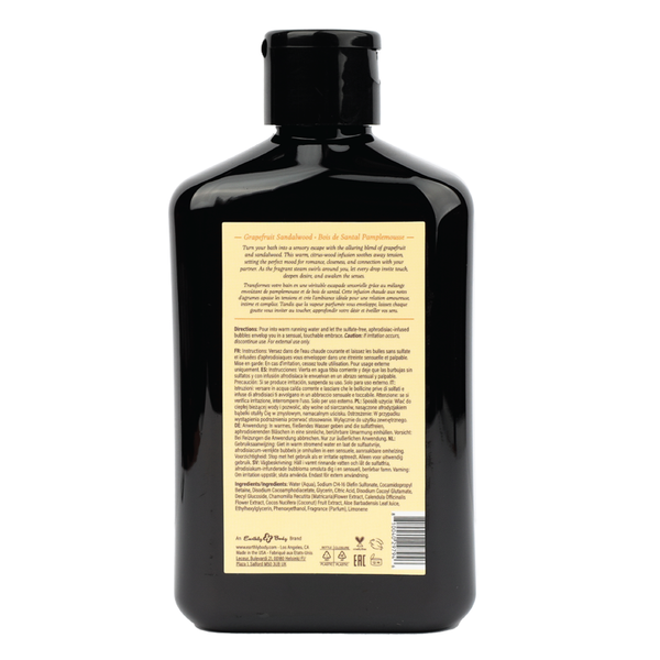 Earthly Body At Night Grapefruit Sandalwood Aphrodisiac Bubble Bath 250mL