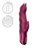 Fun Factory Darling Devil Wine Red Rabbit Vibrator