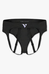 Virtue Women's Small JockVStrap Sheer Briefs - Black