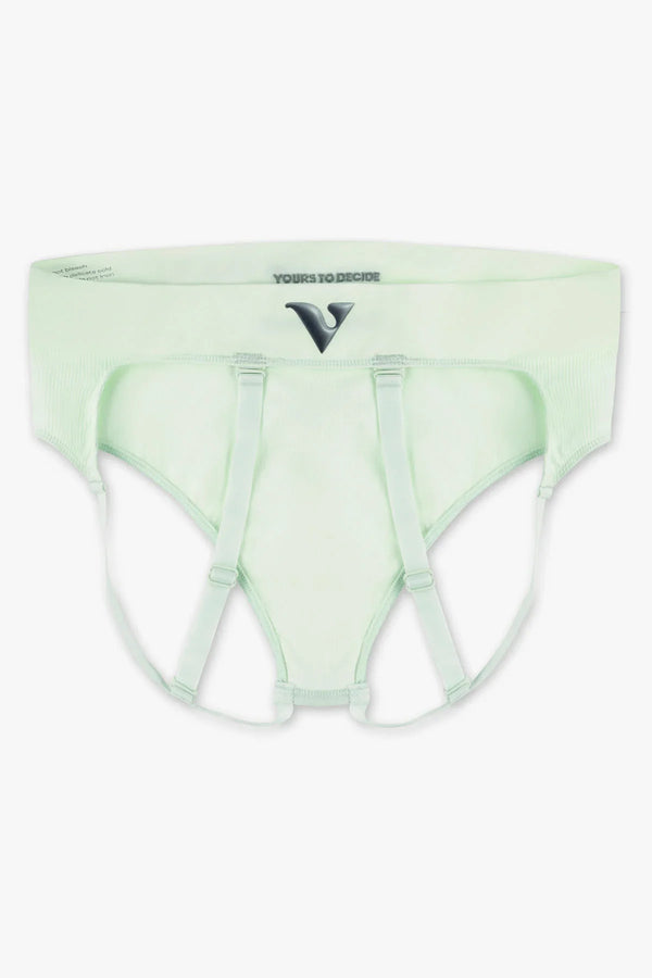 Virtue Women's Medium JockVStrap Rib Briefs