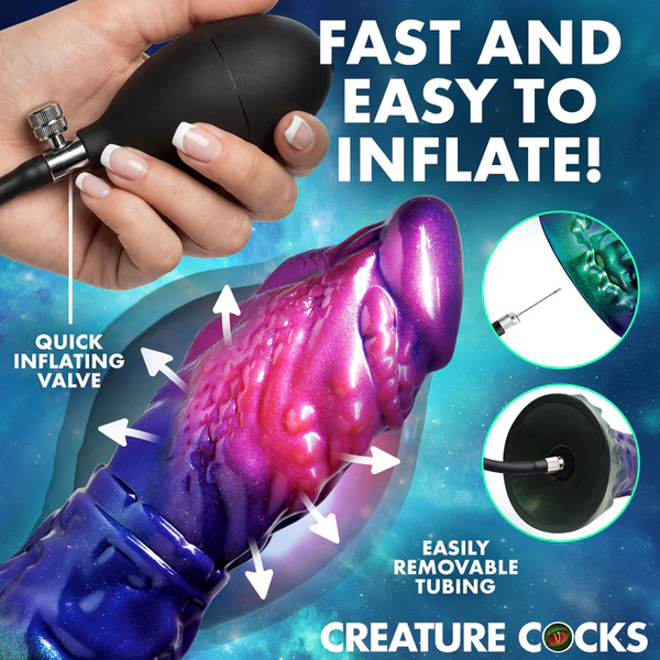 Creature Cocks Gorge Alien Inflatable Silicone Dildo