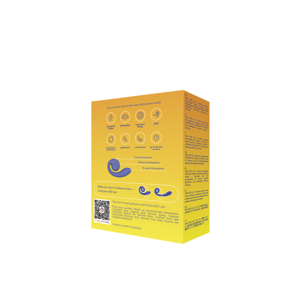 SVibe Snail GIZI Lite vibrator, juicy blueberry