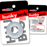 Hünkyjunk ROTO Clear Steam Grooved Gripper Cock Ring