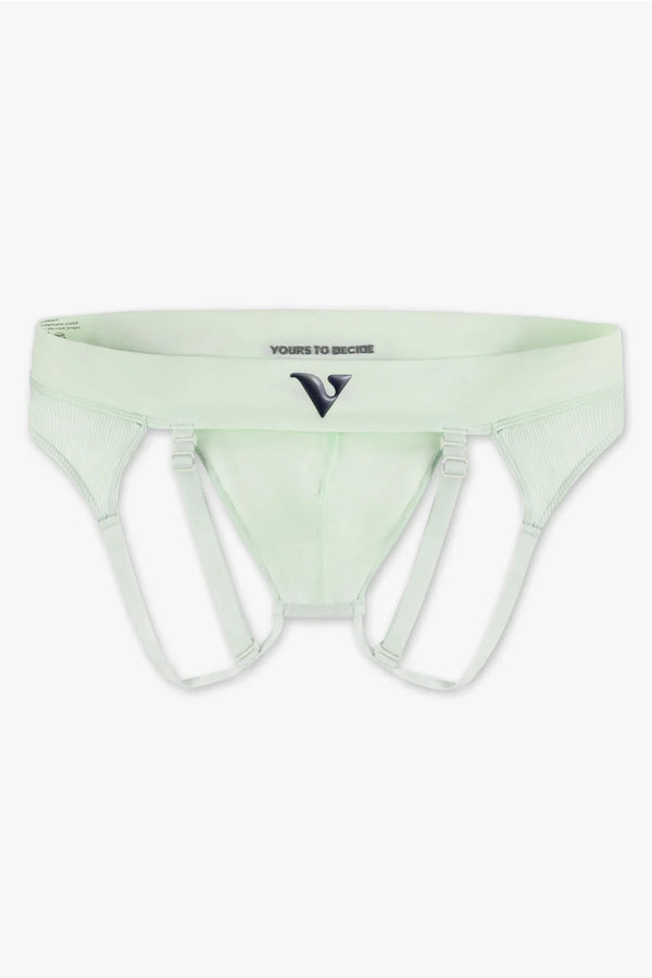 Virtue Men's Large JockVStrap Rib Briefs