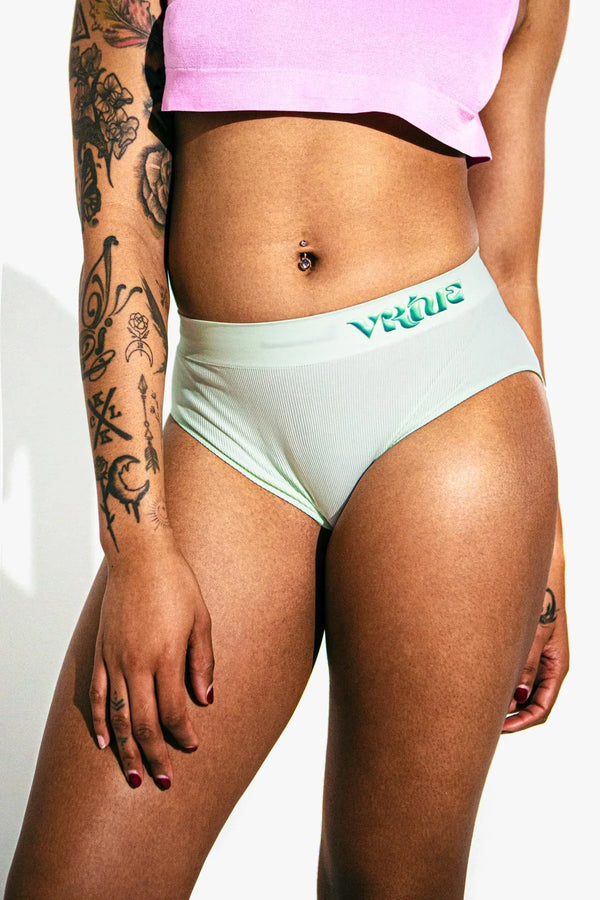 Virtue Women's Small JockVStrap Rib Briefs