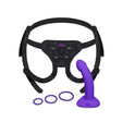 VIBRATING CURVED STRAP-ON KIT