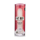 Fat Boy™ Ribbed Sheath 6.5" - Clear