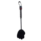 Rouge Leather Mini Hand Riding Crop - Black