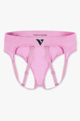 Virtue Women's Large JockVStrap Sheer Briefs - Taffy