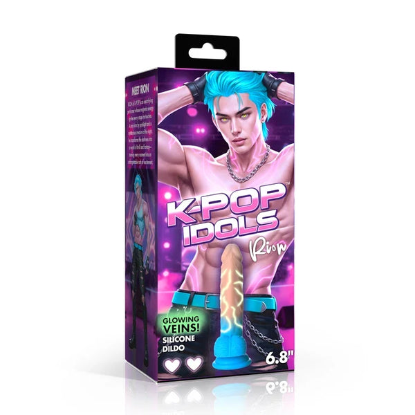K-Pop Idols Rion Silicone Dildo with Balls