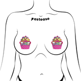 Happy Birthday Cupcake Pasties - Pink Multicolored