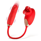 Lickgasm Bliss Kiss Kissing Clitoral Stimulator w/ Thrusting Vibrator