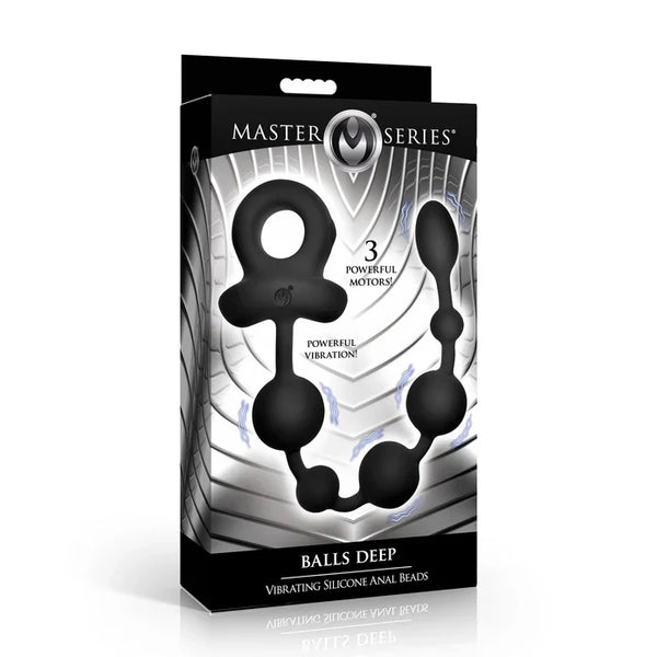 Balls Deep Vibrating Silicone Anal Beads