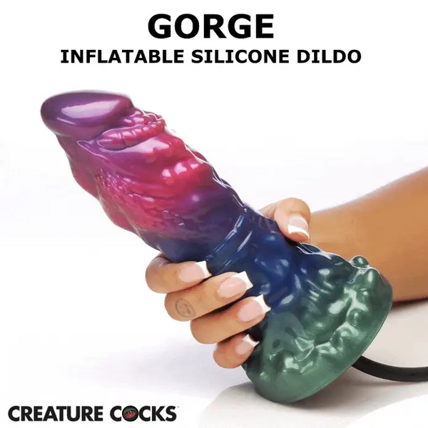 Creature Cocks Gorge Alien Inflatable Silicone Dildo