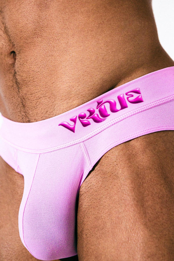 Virtue Men's Medium JockVStrap Sheer Briefs - Taffy